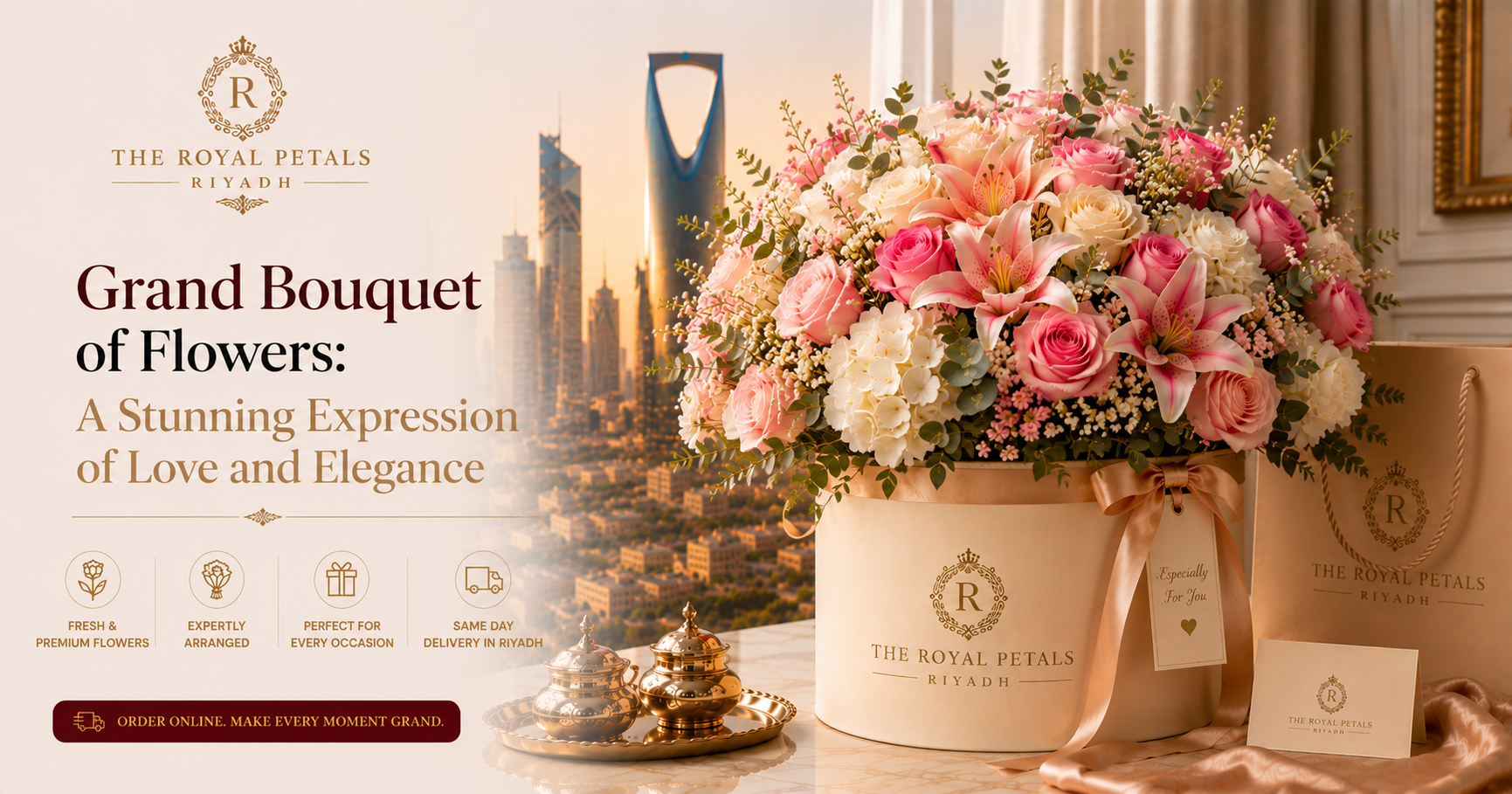 Grand Bouquet of Flowers: A Stunning Expression of Love and Elegance