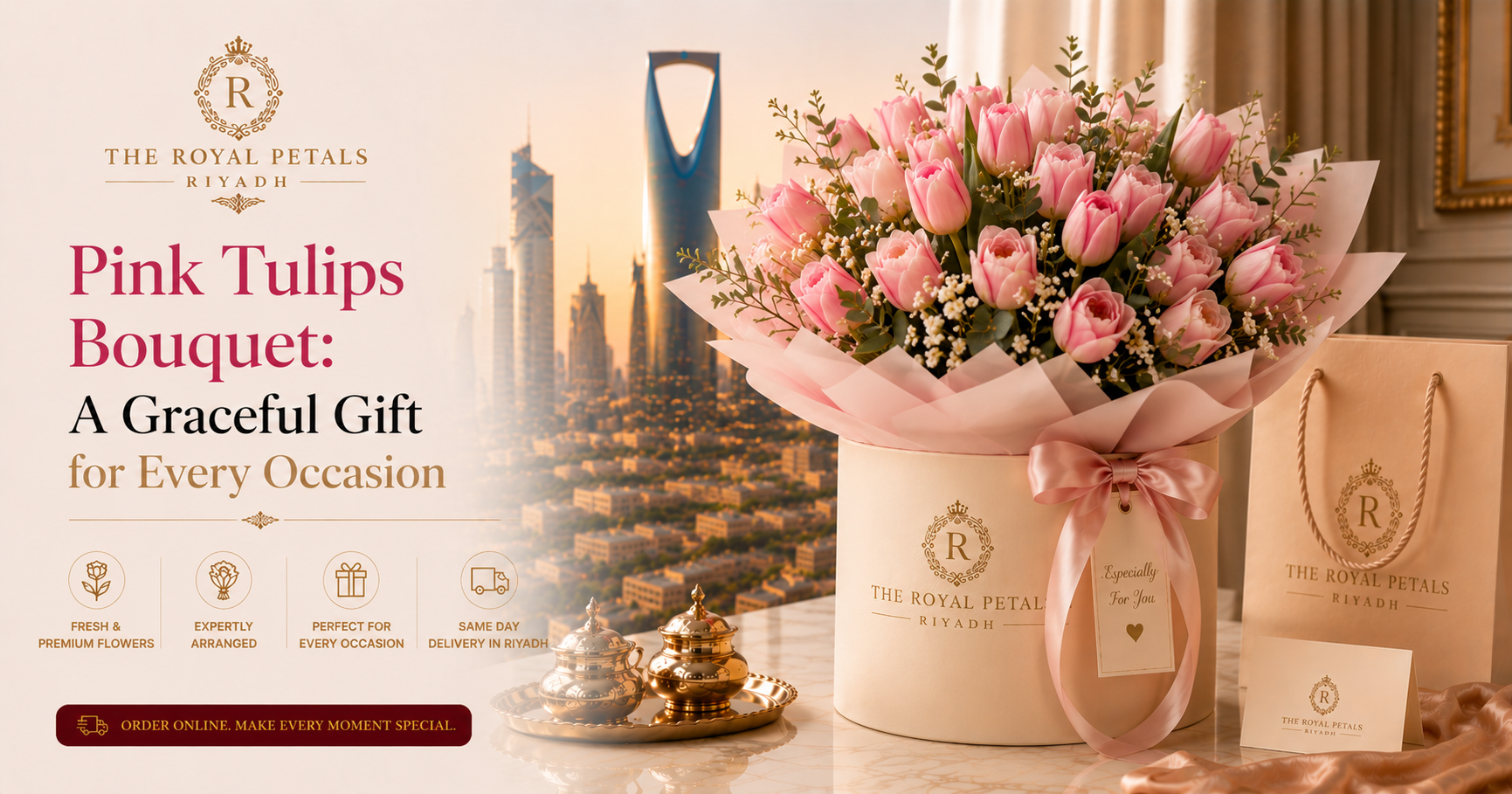 Pink Tulips Bouquet: A Graceful Gift for Every Occasion