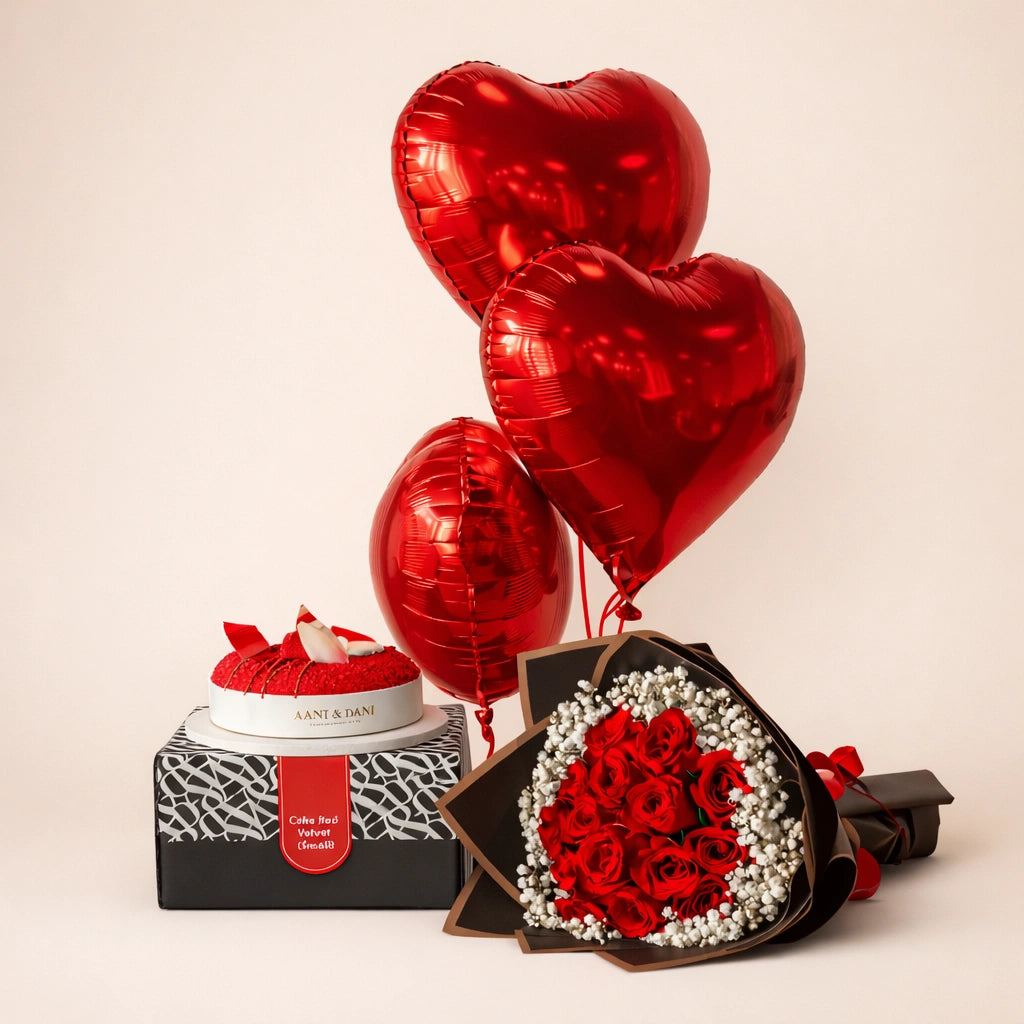 Anni & Danni Red Velvet Romance Gift Set