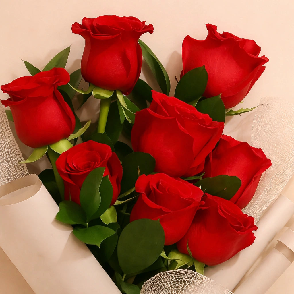 Elegant Red Rose Bouquet
