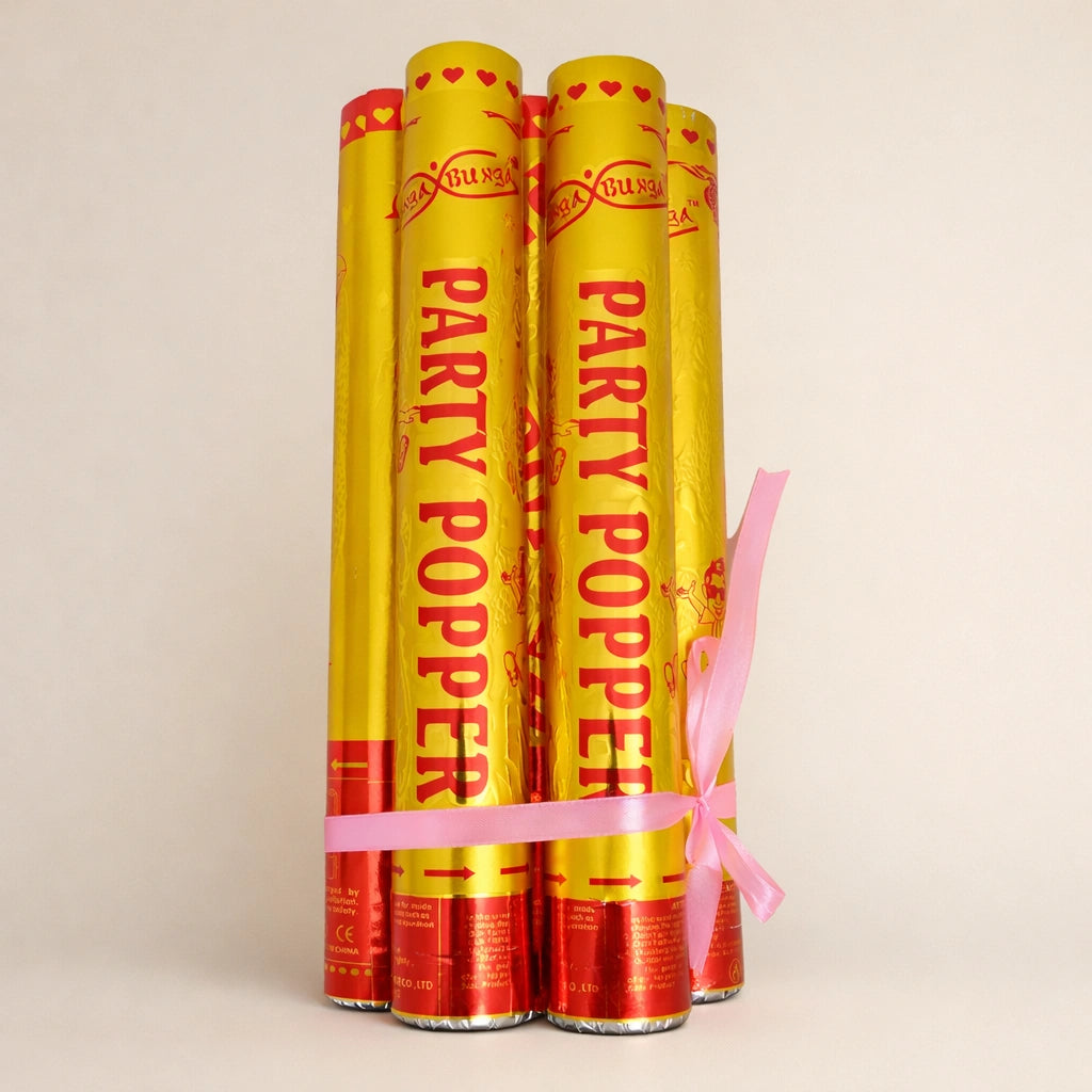 Golden Party Confetti Popper