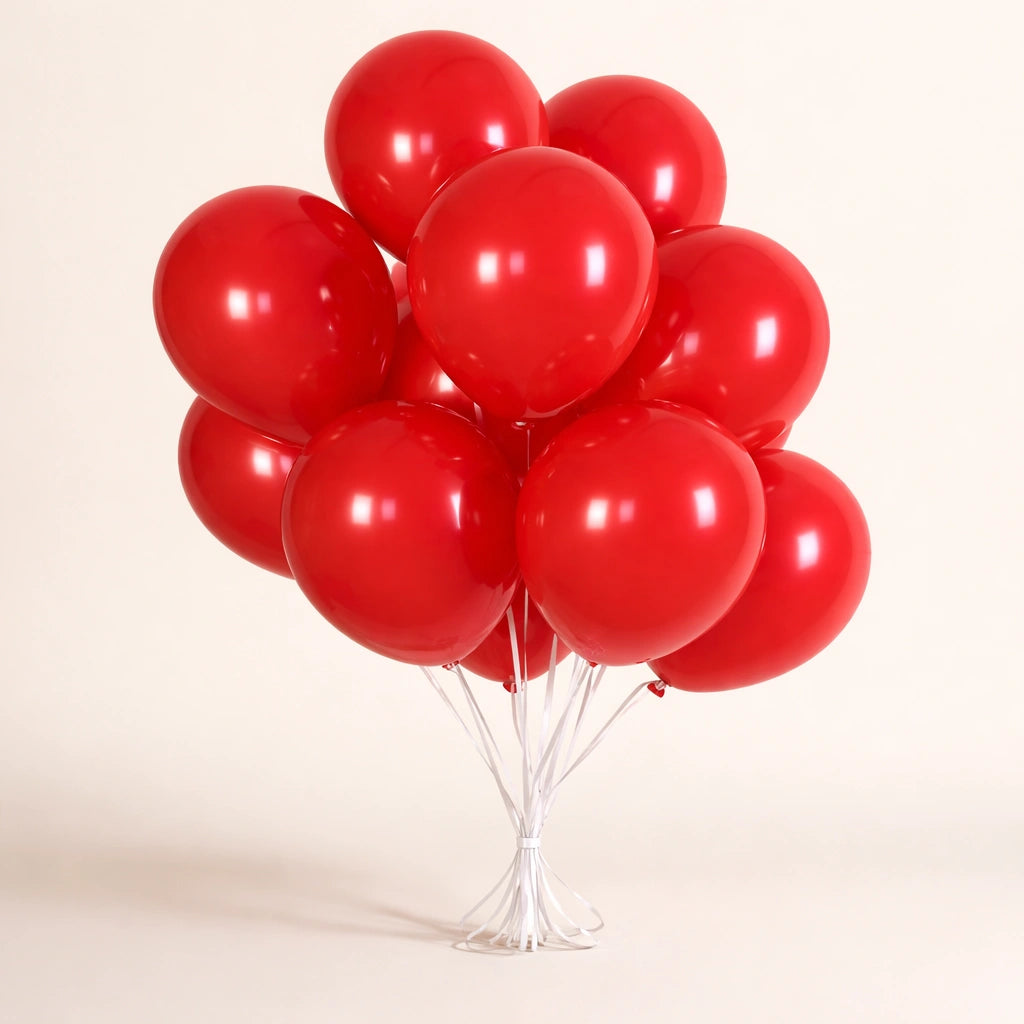 باقة بالونات حمراء كلاسيكية