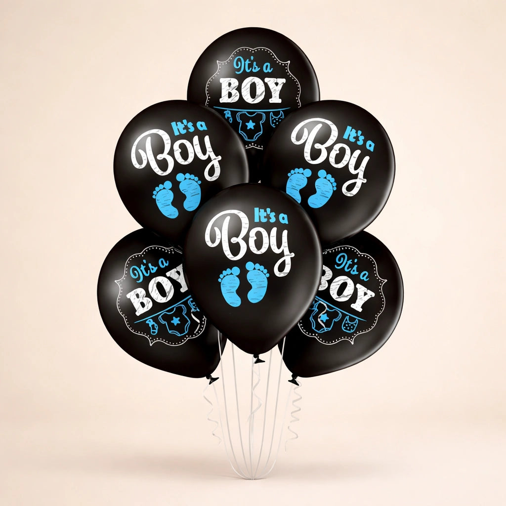 It’s a Boy Baby Announcement Latex Balloon Set