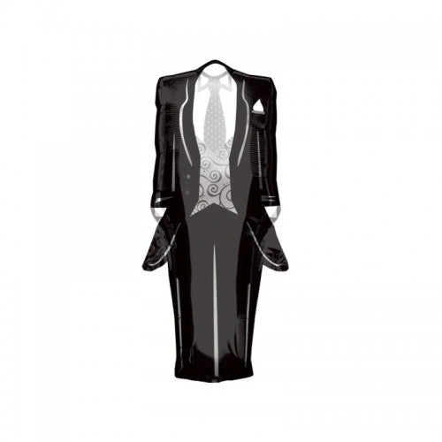 Groom Tuxedo Foil Balloon