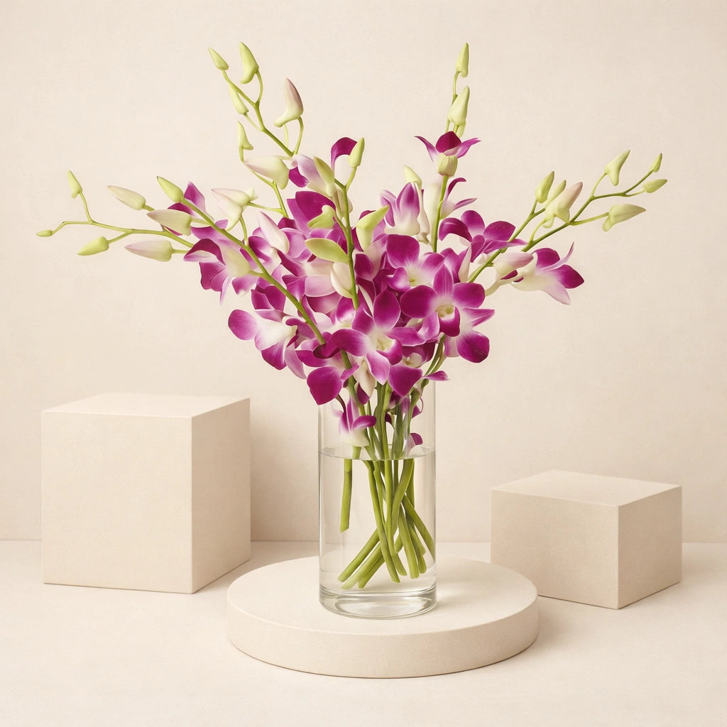 مزهرية أنيقة لزهرة الأوركيد