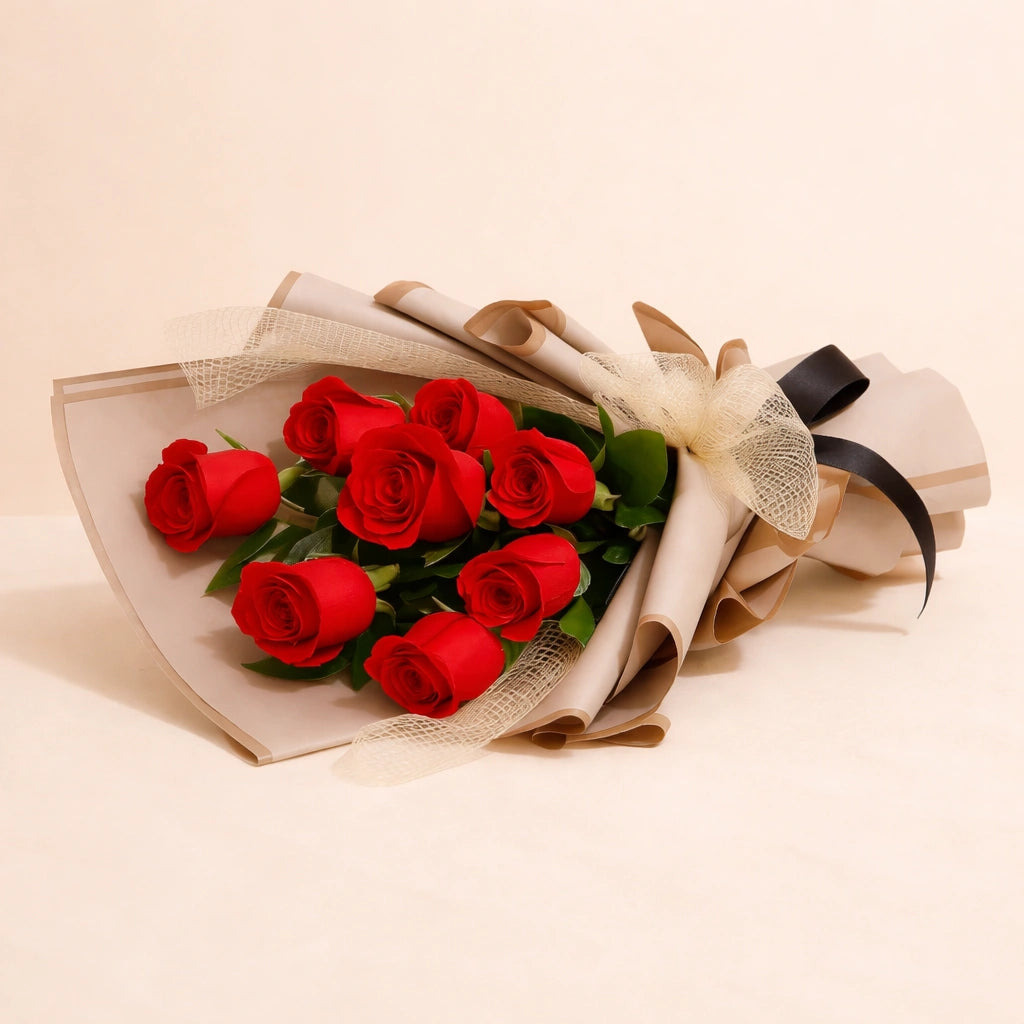 Elegant Red Rose Bouquet