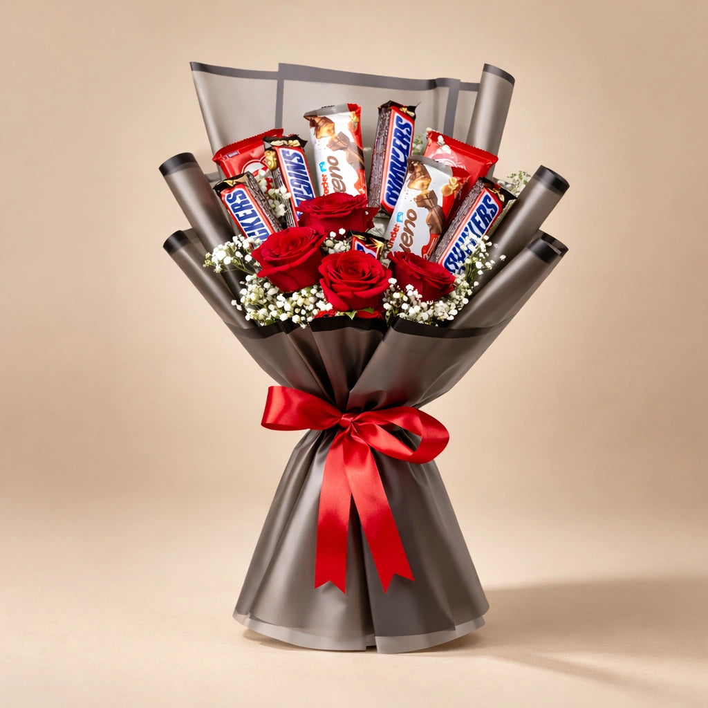باقة ورد من الشوكولاتة الملكية