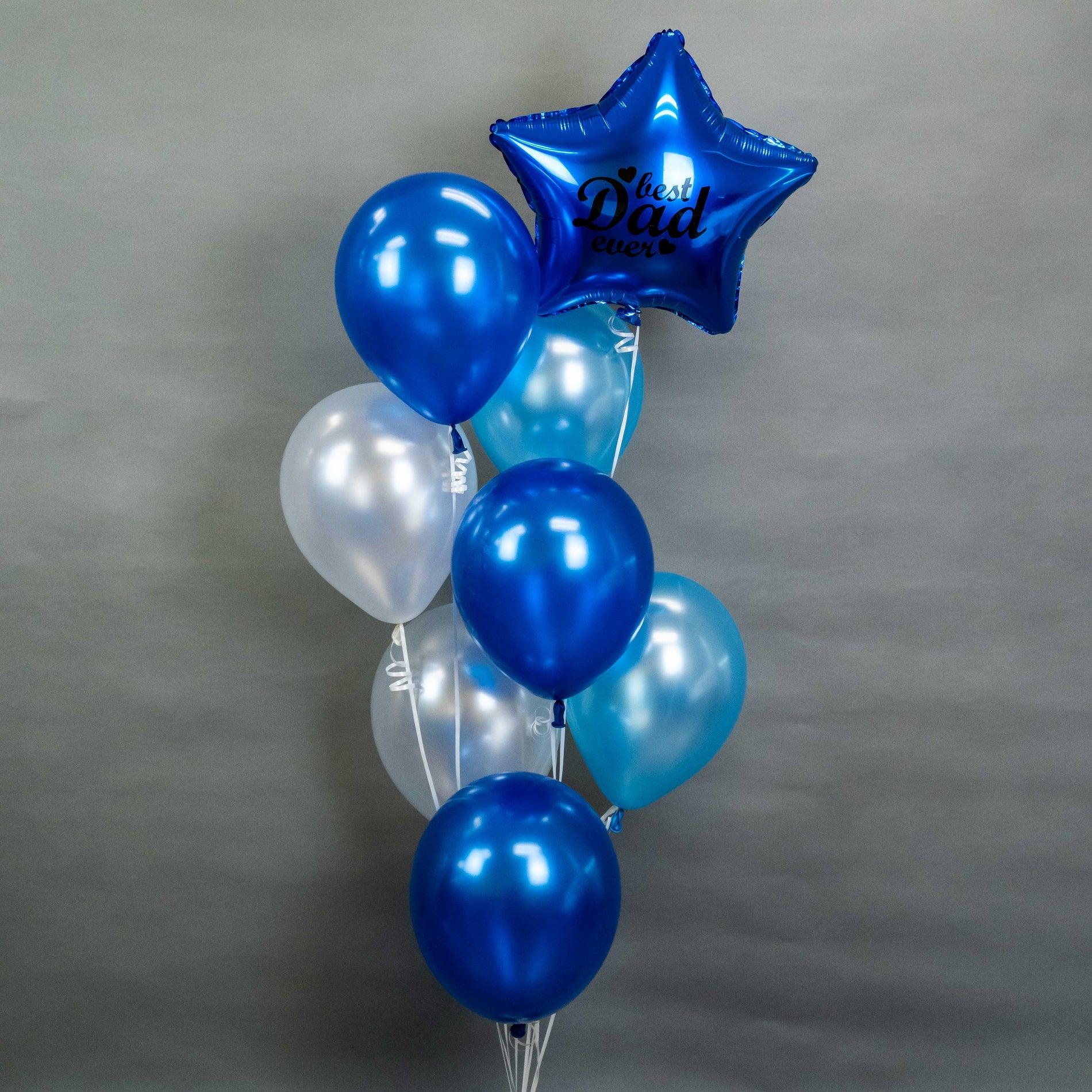 Best Dad Ever Helium Balloon Bouquet |Father’s Day Balloon Set