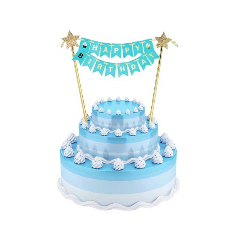 Happy Birthday Cake Decoration Set 