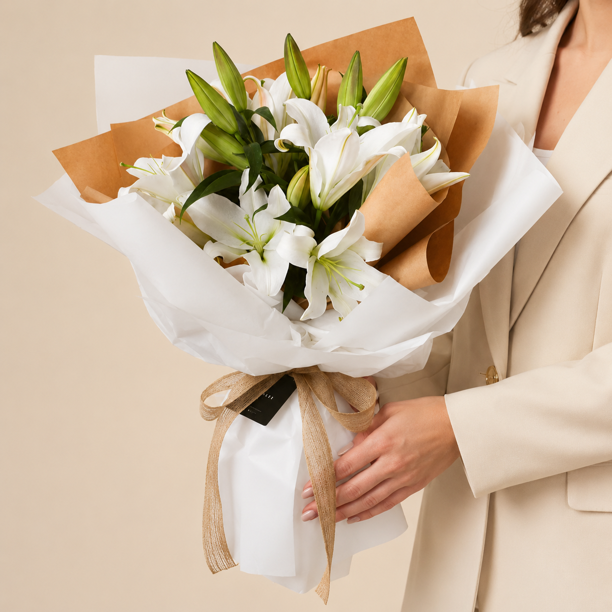 White Lily Bouquet