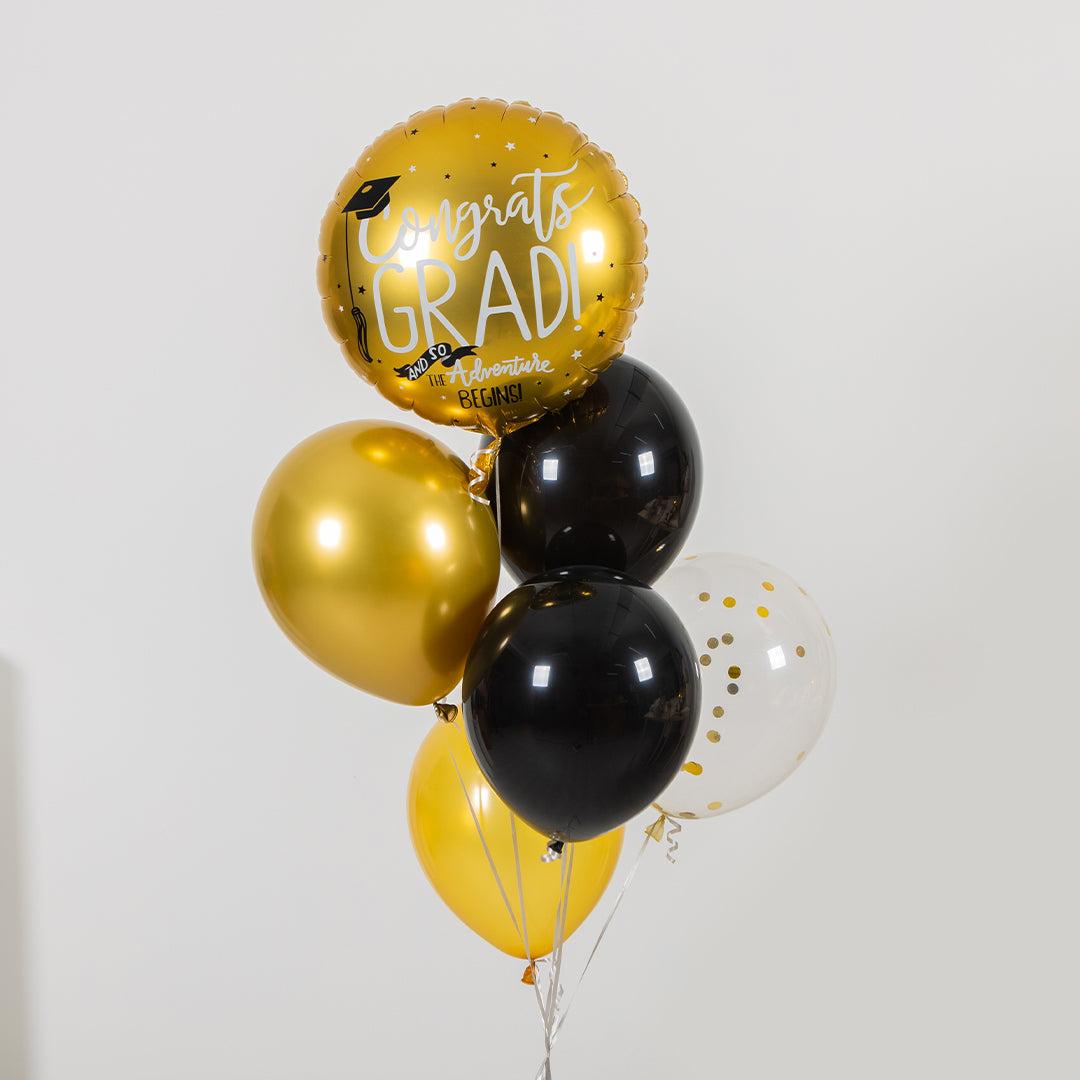 Graduation Helium Balloon Bouquet  | Congrats Grad Celebration Set