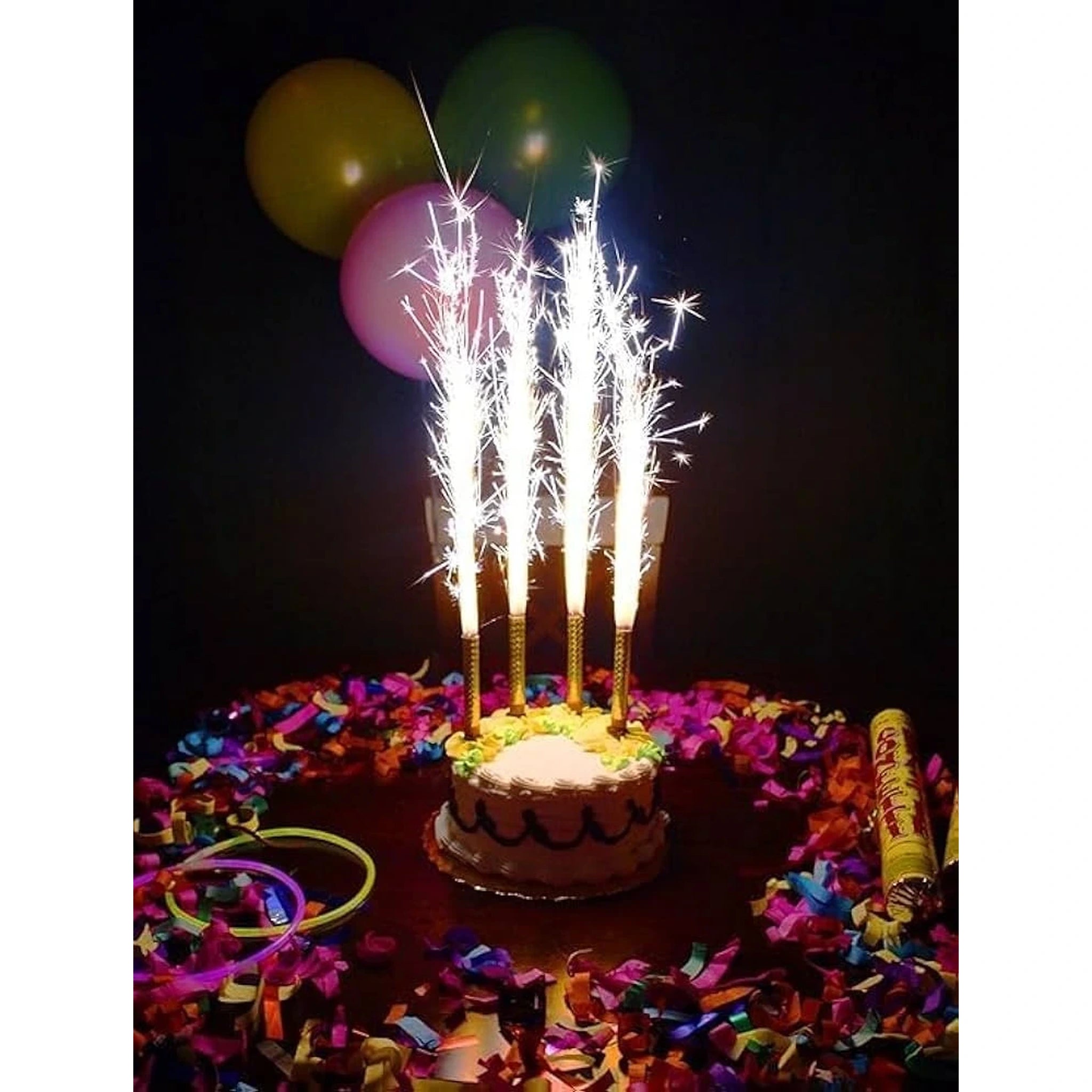 مجموعة شموع نافورة شرارة عيد الميلاد