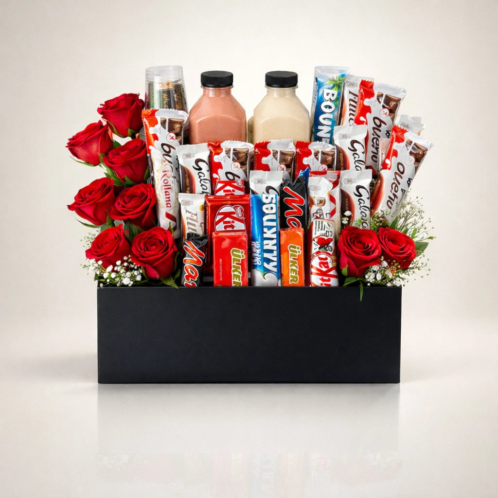 Luxury Chocolate & Rose Gift Box