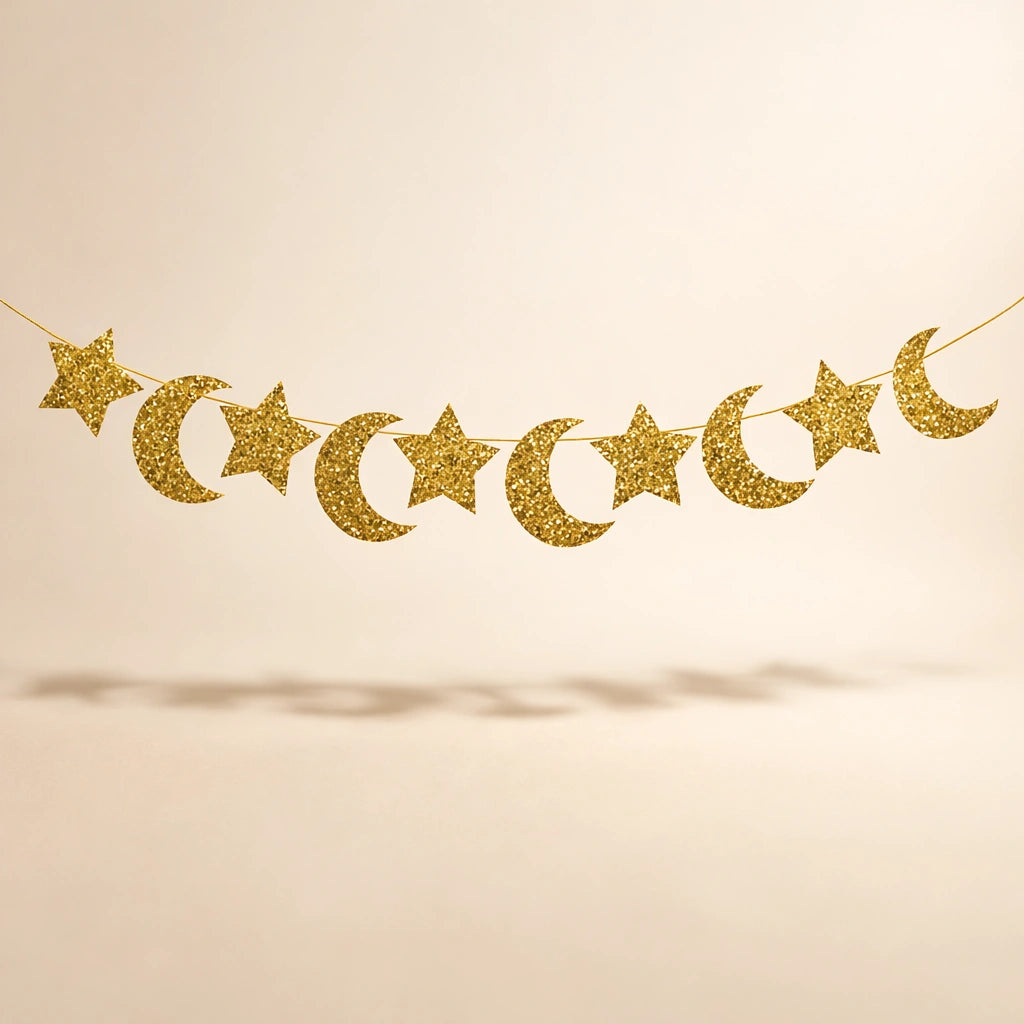 Ramadan Crescent Garland