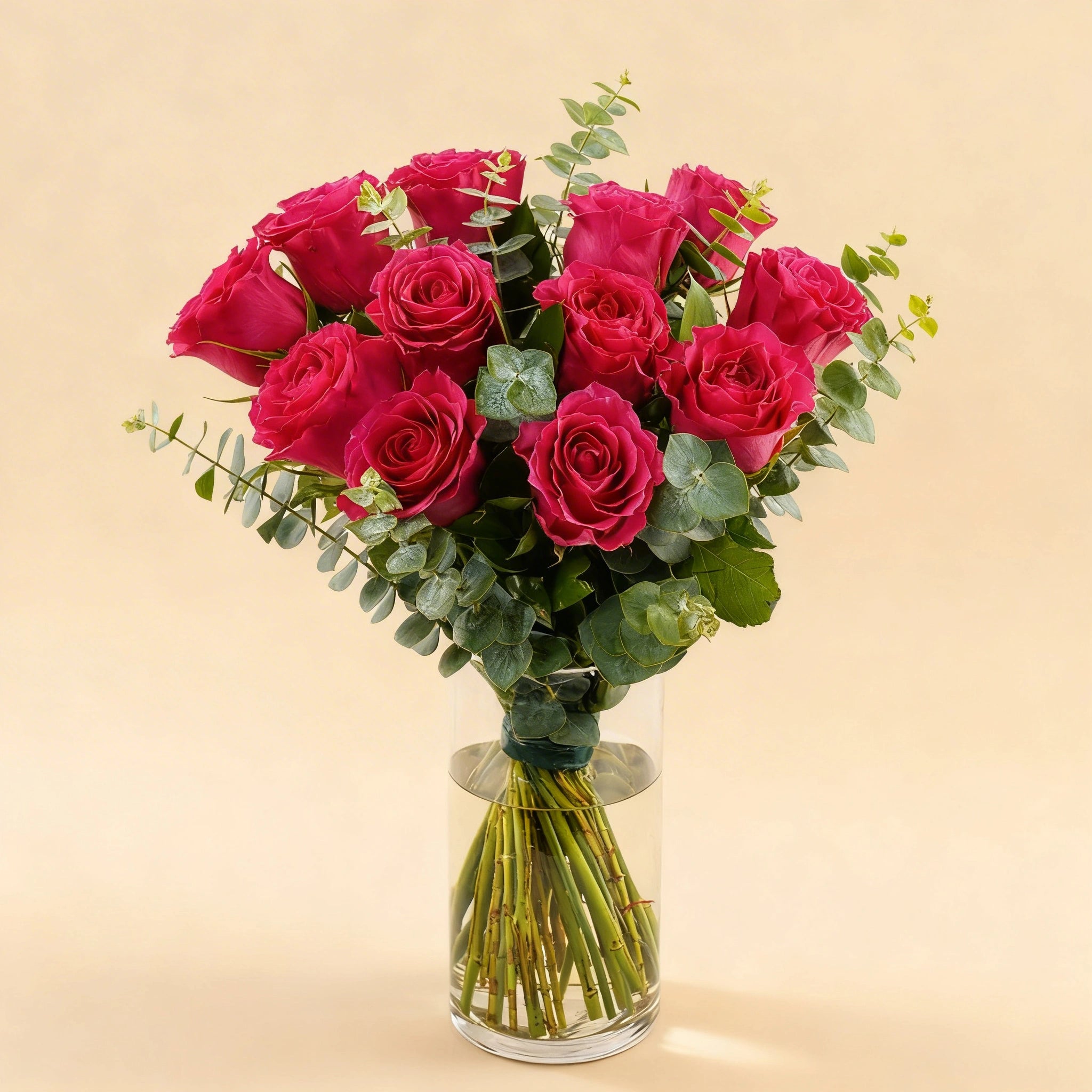 Crimson Elegance Rose Bouquet